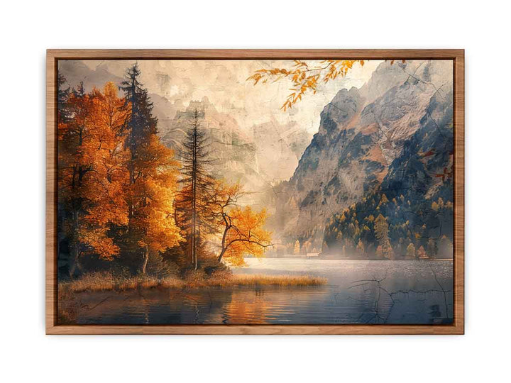 Mountain River   Painting Poster