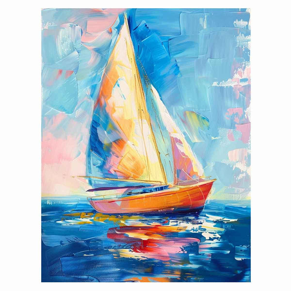 Sailing Boat  Painting Art Print