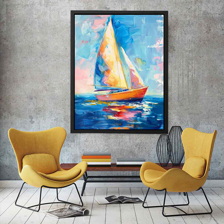 Sailing Boat  Painting