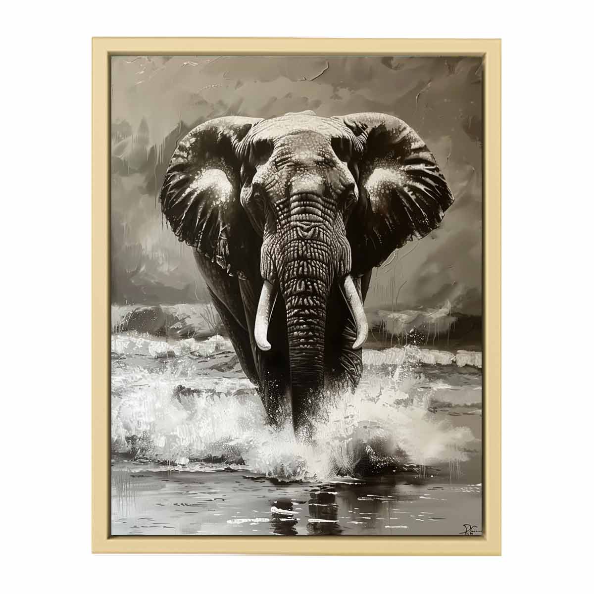Elephant Painting  Art Print