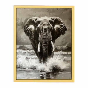 Elephant Painting  Streched canvas