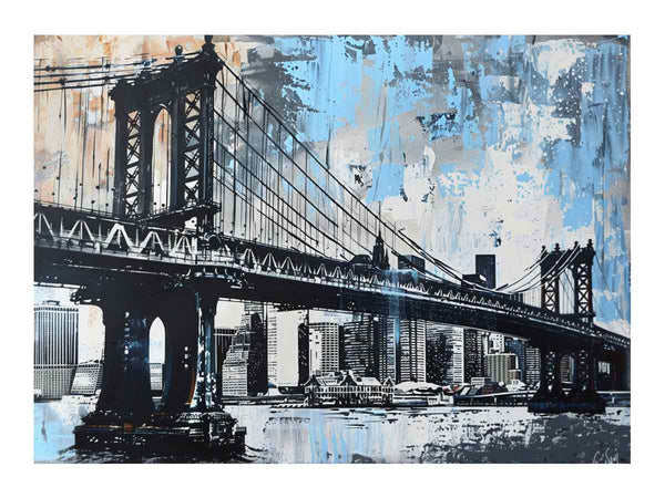 New York Bridge Art Print