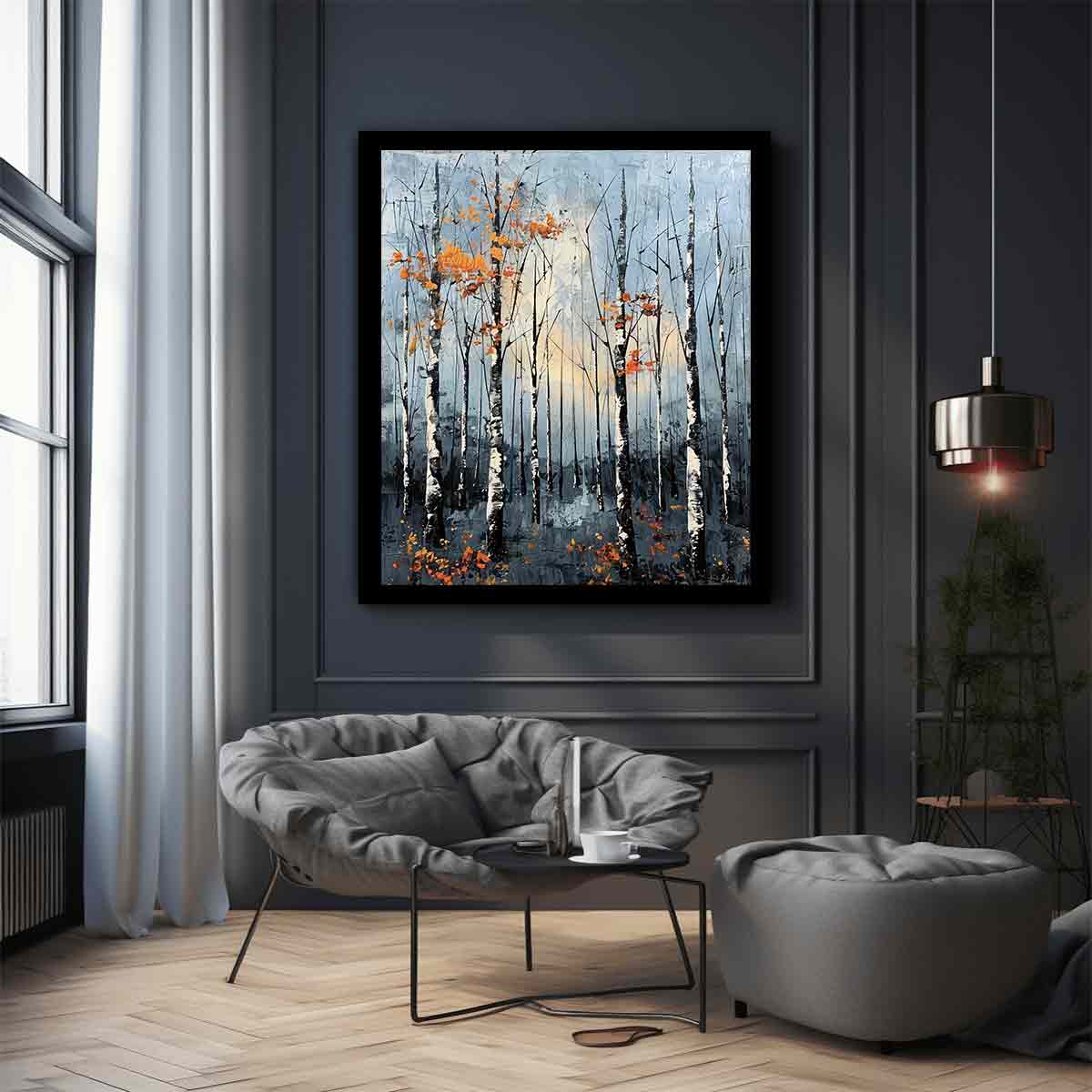 Birch Forest  Painting