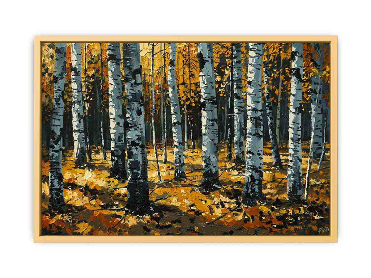 Birch  Trees   Streched canvas
