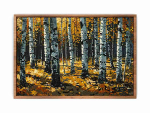 Birch  Trees  Poster
