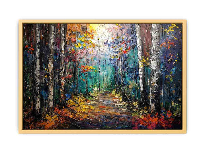 Birch  Forest  Streched canvas