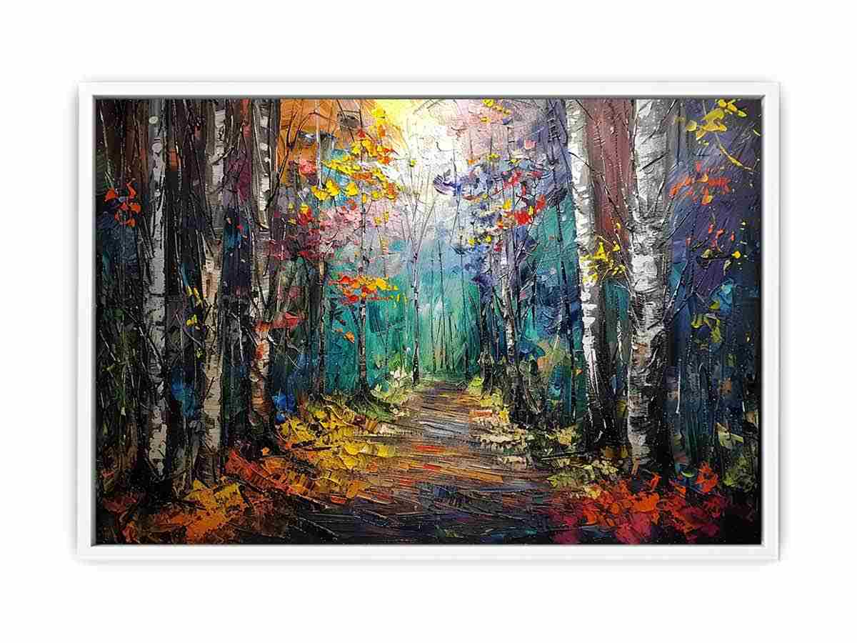 Birch  Forest Framed Print