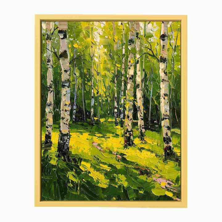 Birch Trees  Streched canvas