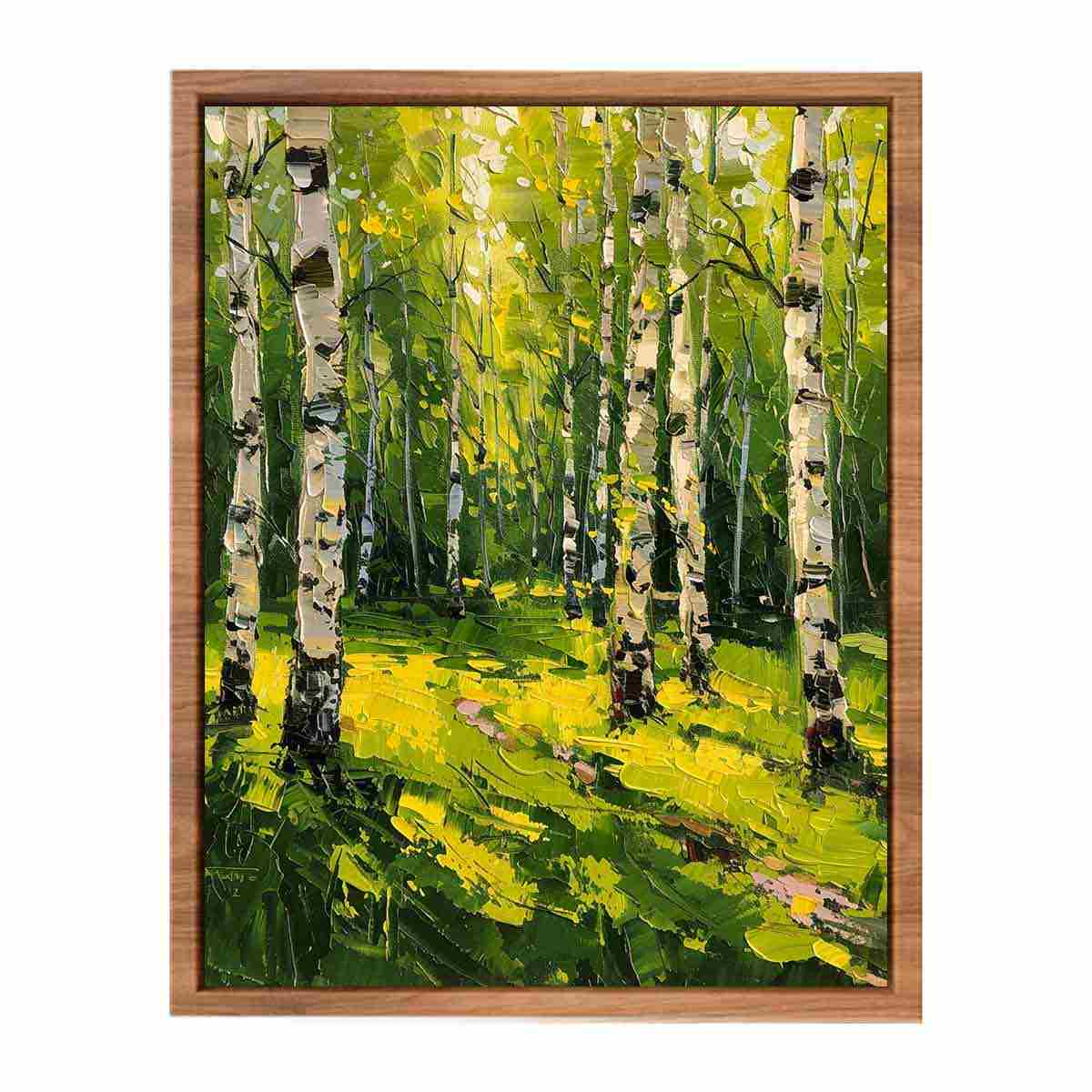 Birch Trees Poster