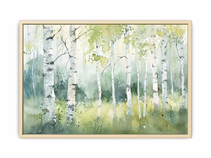 Birch Trees  Art Print