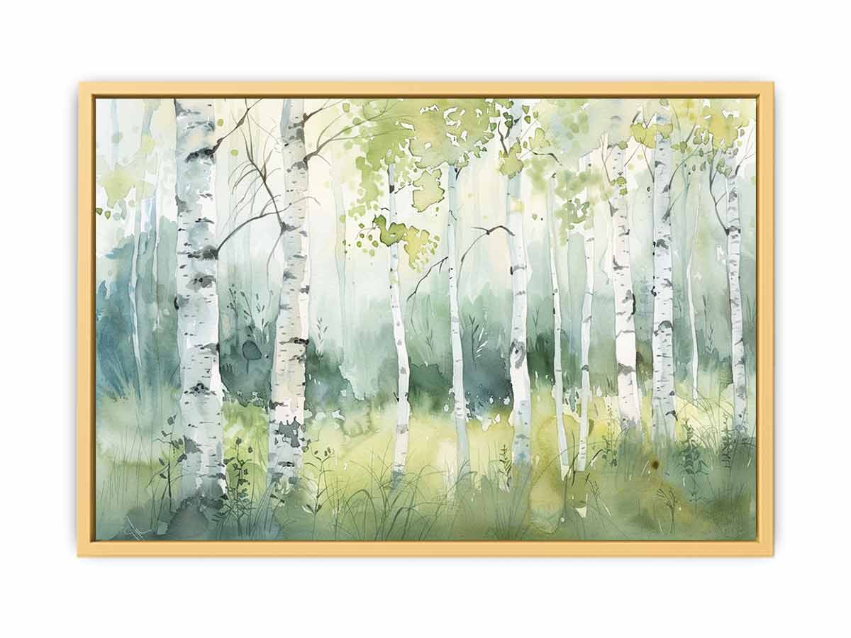 Birch Trees  Streched canvas