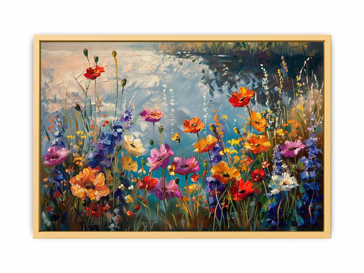 Wild flowers  Streched canvas
