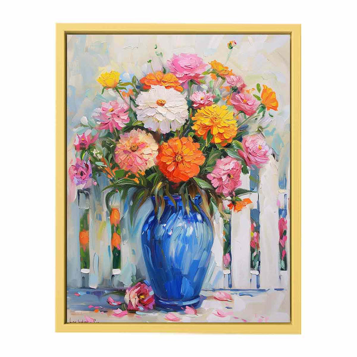 Vase Of Flowers   Streched canvas