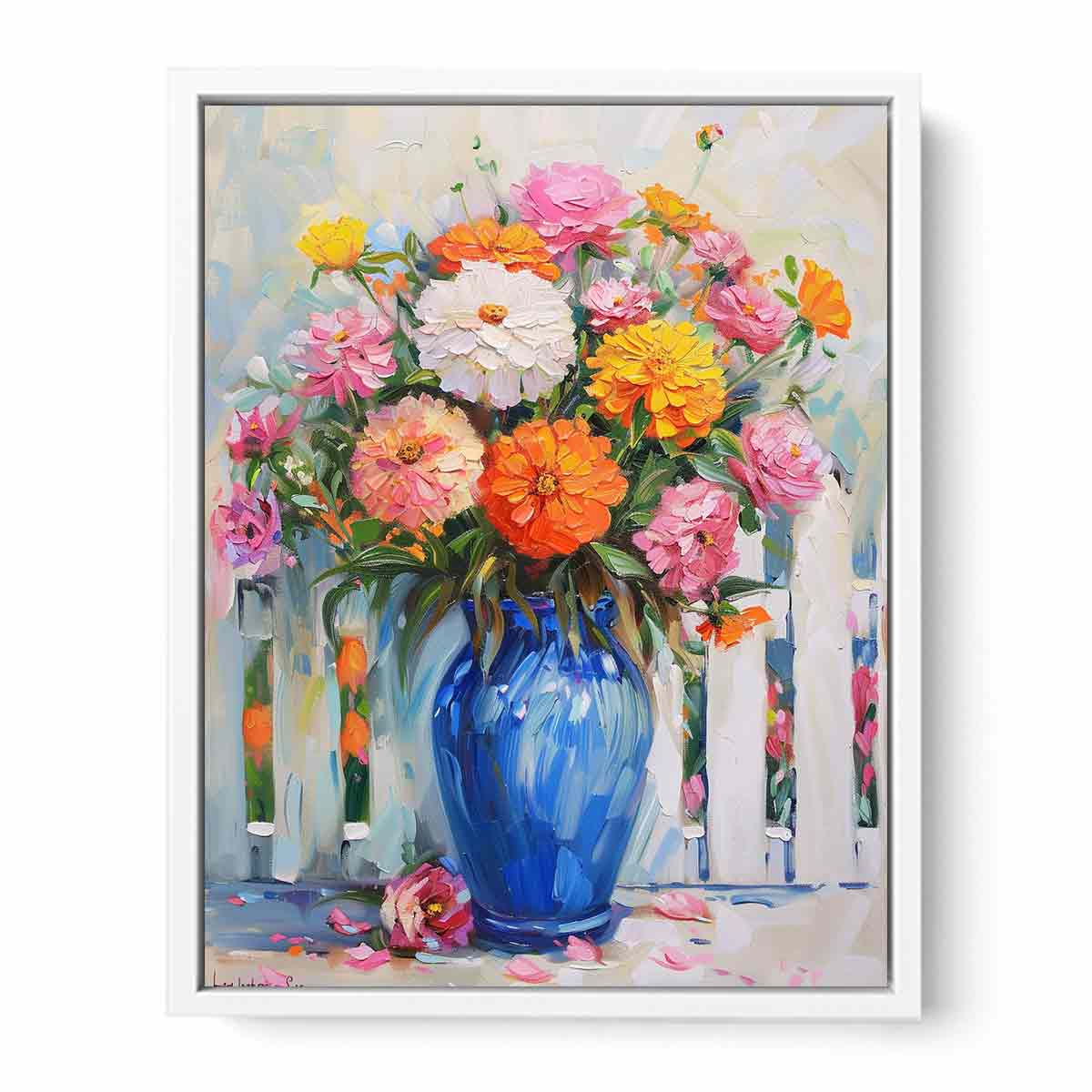 Vase Of Flowers  Framed Print