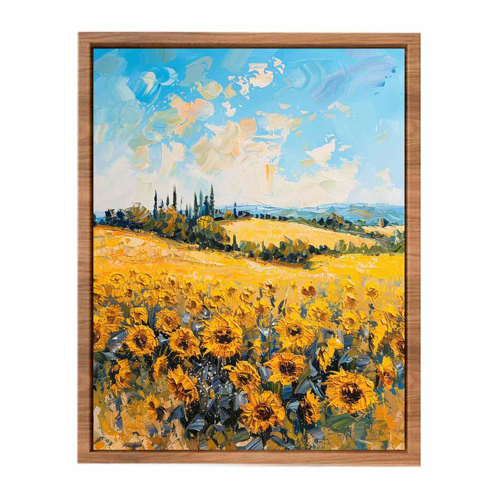Sunflower Field  Poster