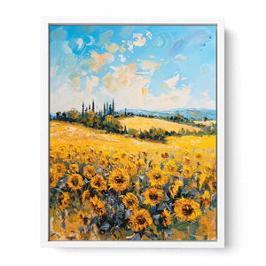 Sunflower Field  Framed Print