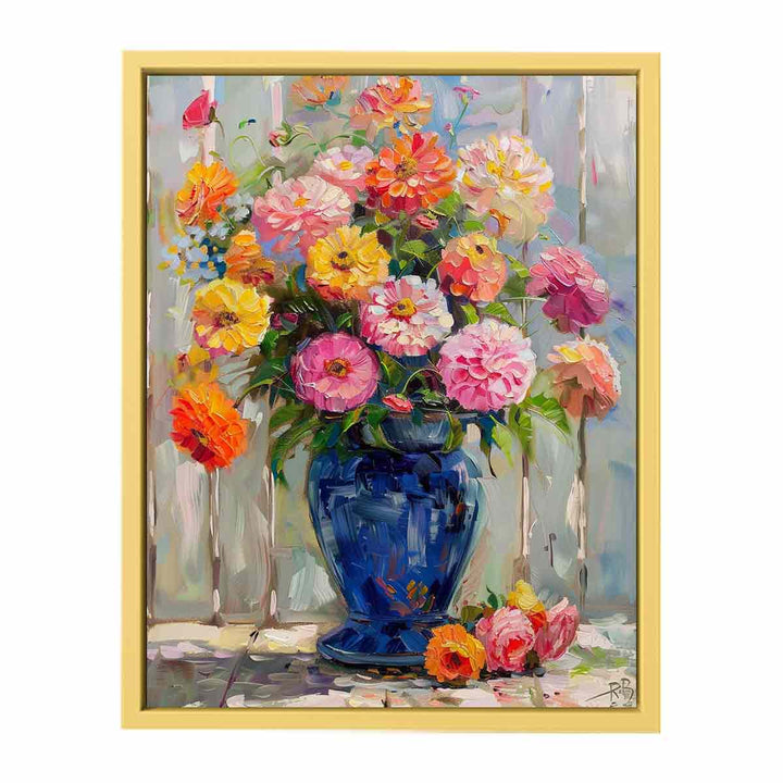 Vase Of Flowers  Streched canvas