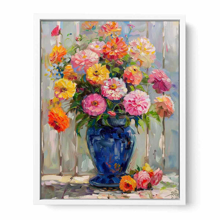 Vase Of Flowers Framed Print