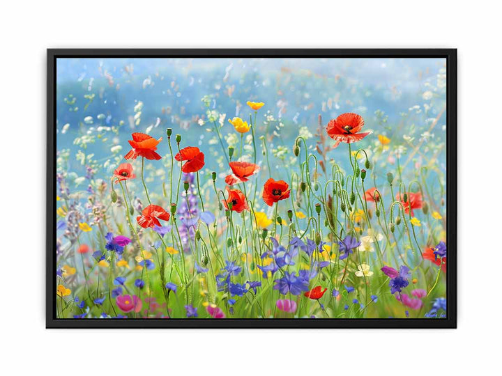 Wild flowers  Canvas Print