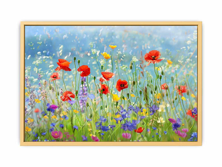 Wild flowers  Streched canvas