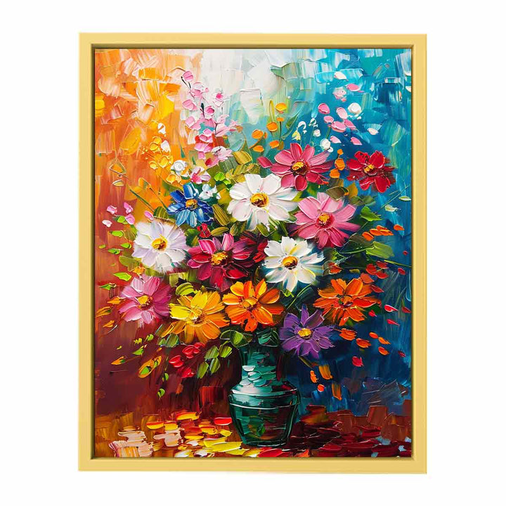 Vase Of Flowers  Streched canvas