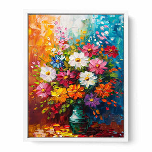 Vase Of Flowers Framed Print