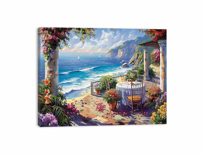 Outdoor Dining Painting