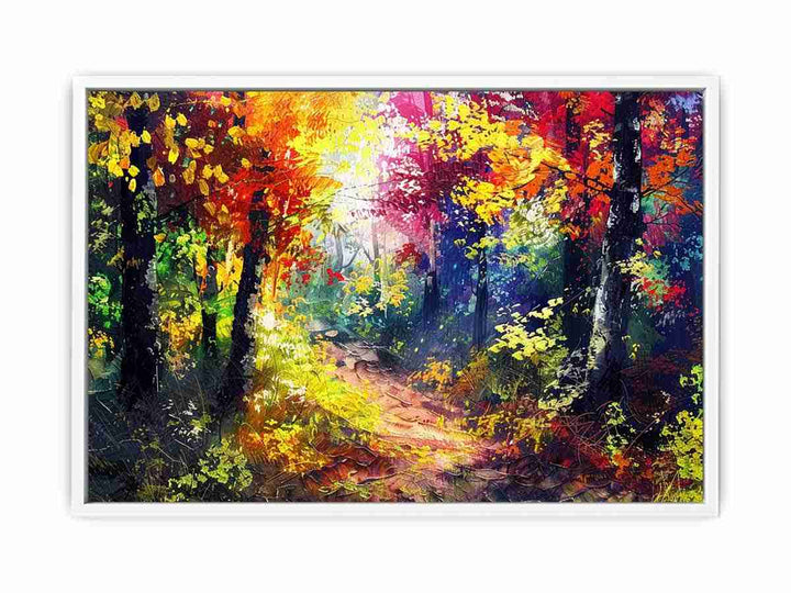 Forest Path Framed Print