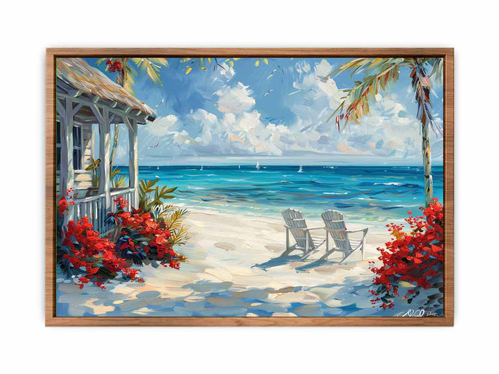 Island Cottage Poster