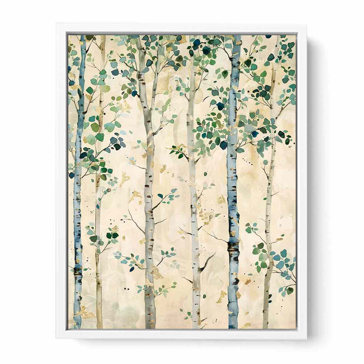 Birch Trees Framed Print