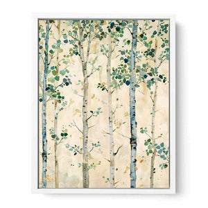 Birch Trees Framed Print