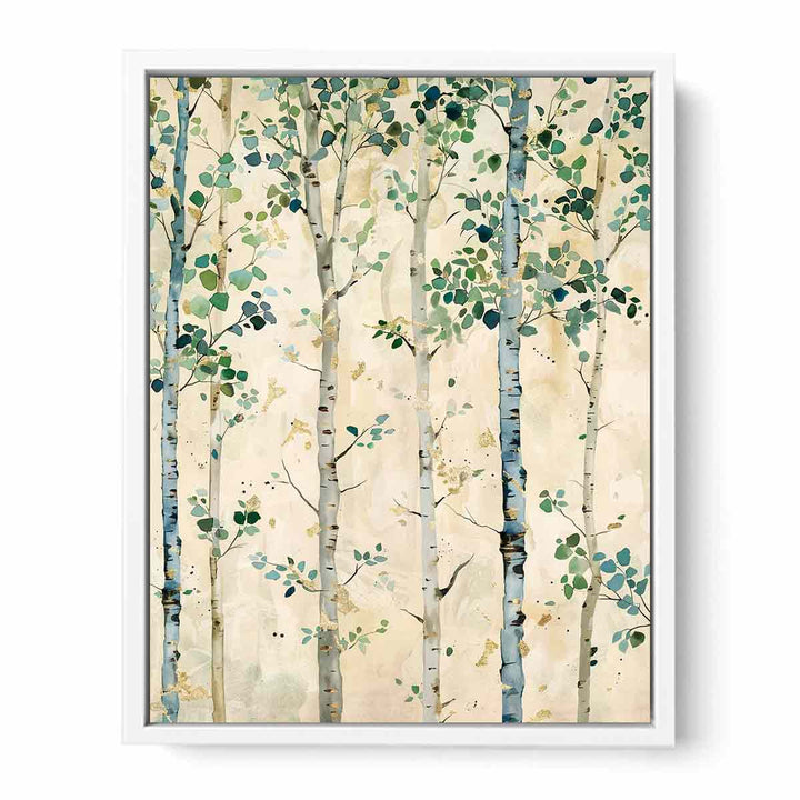 Birch Trees Framed Print