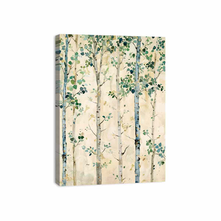 Birch Trees Painting