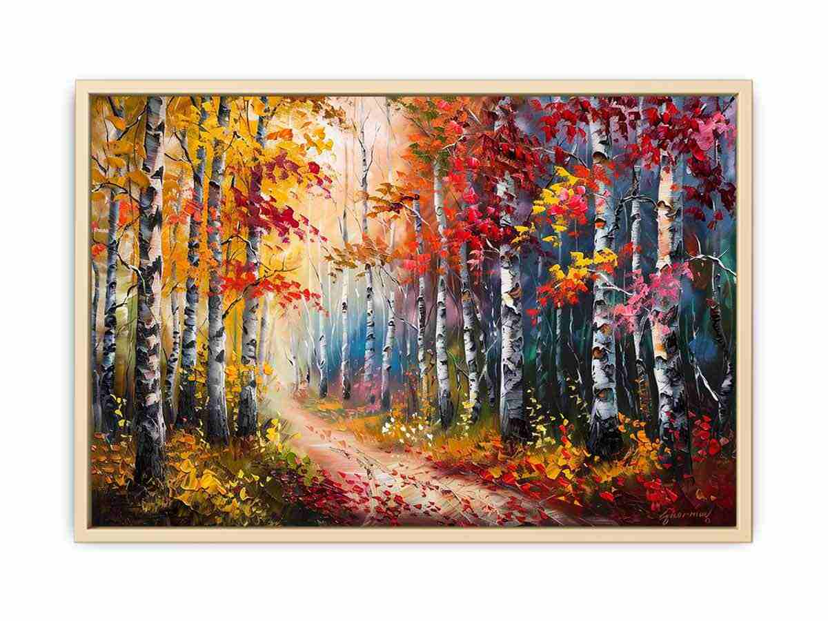 Red Forest  Art Print