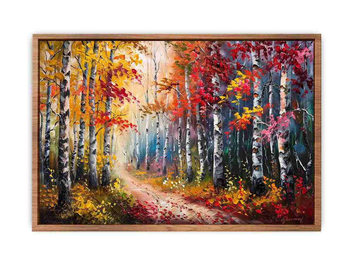 Red Forest Poster