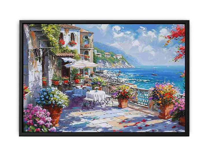 Beach Side Living   Canvas Print