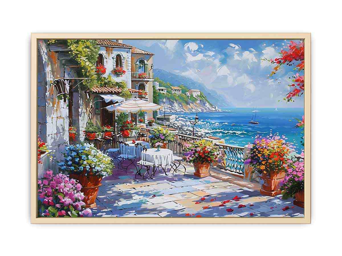 Beach Side Living   Art Print