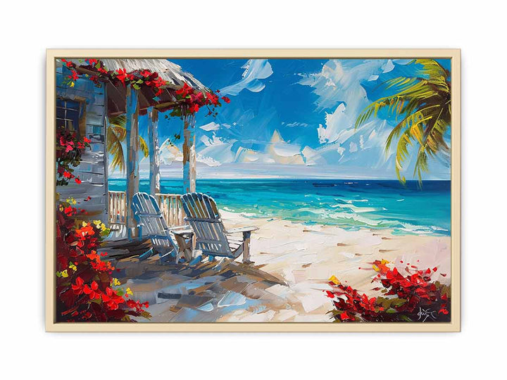 Island Cottage  Art Print