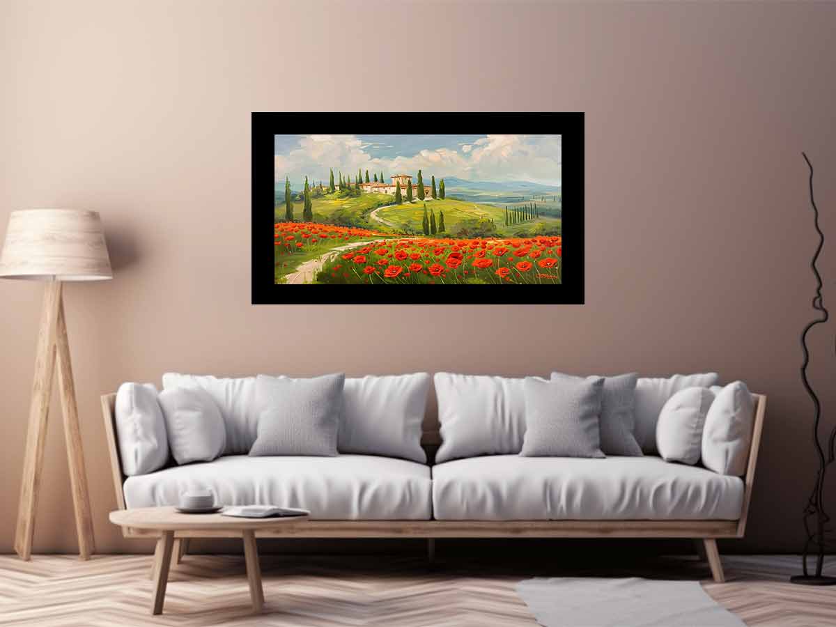 Field Of Poppies Painting
