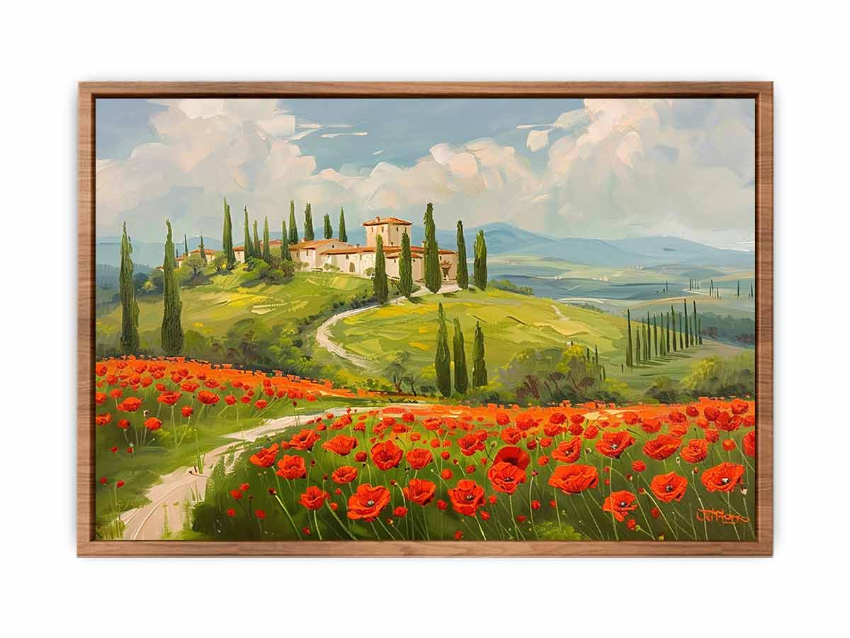 Field Of Poppies Poster