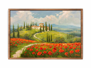 Field Of Poppies Poster
