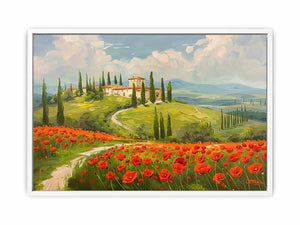 Field Of Poppies Framed Print