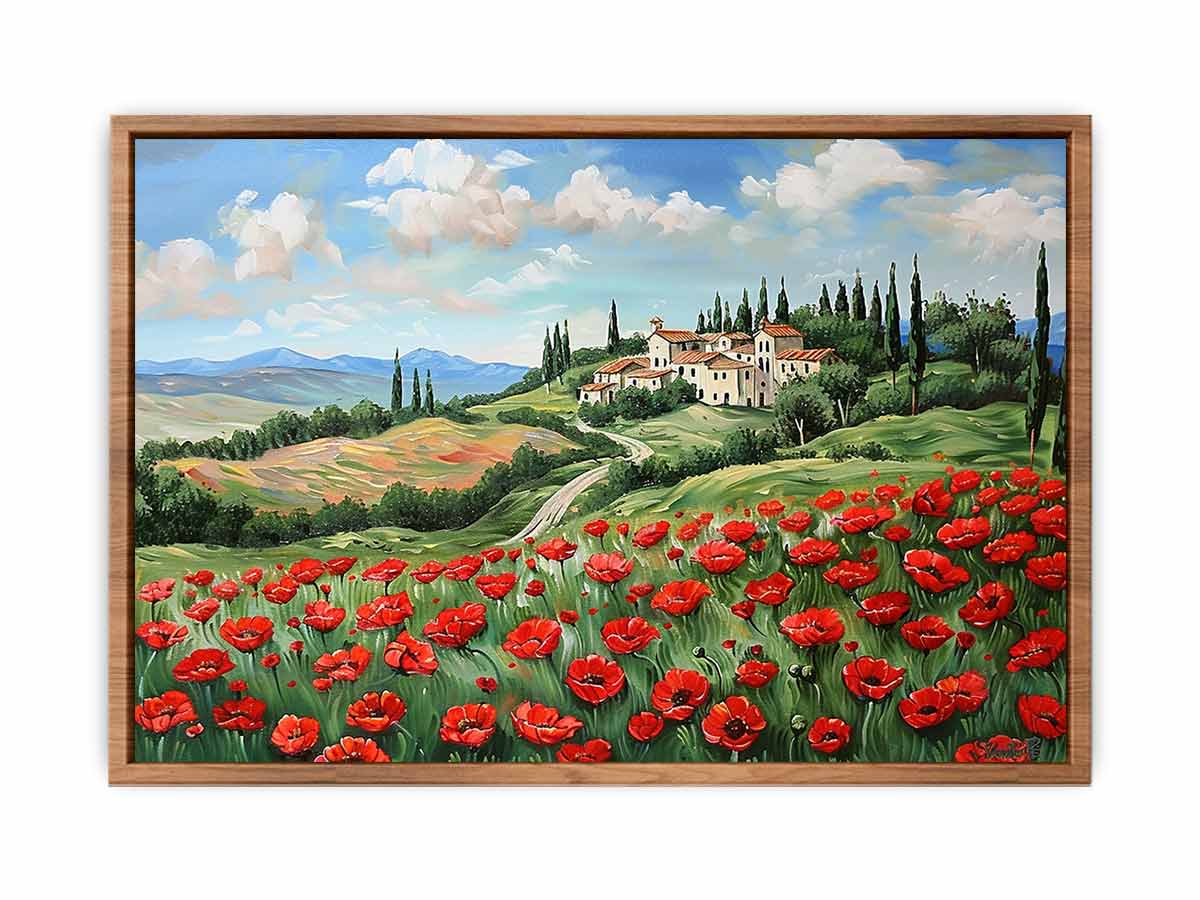 Poppies  House Poster