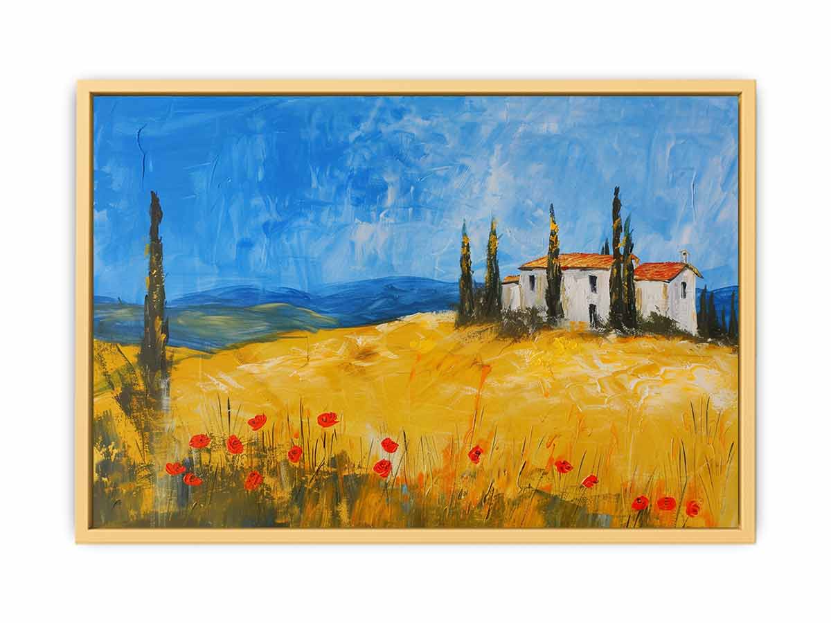 Hillside House   Streched canvas