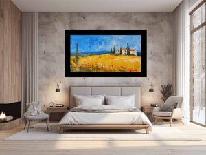 Hillside House  Painting