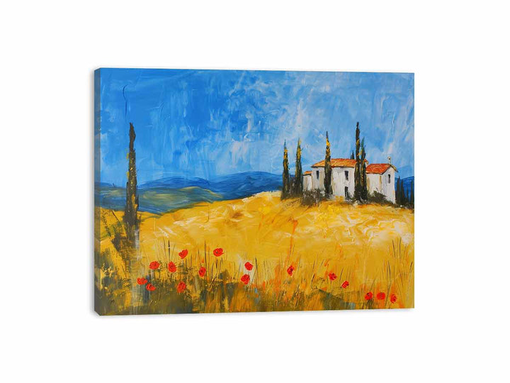 Hillside House  Painting