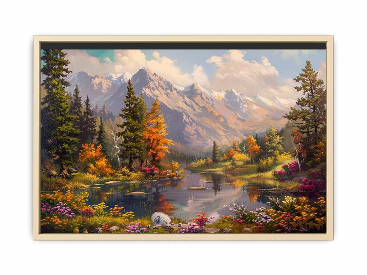 Autumn Landscape  Art Print