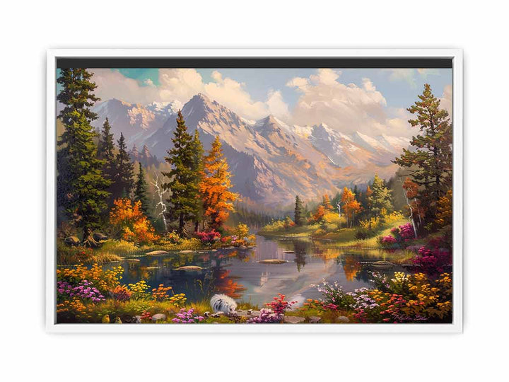 Autumn Landscape Framed Print