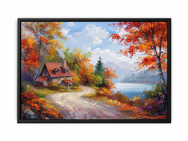 Autumn Road  Canvas Print