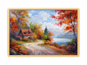 Autumn Road  Streched canvas